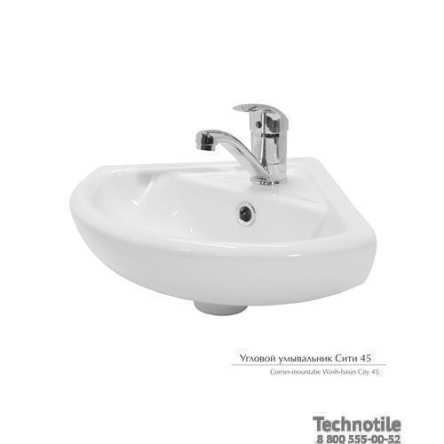 Умывальник угловой Сити  
