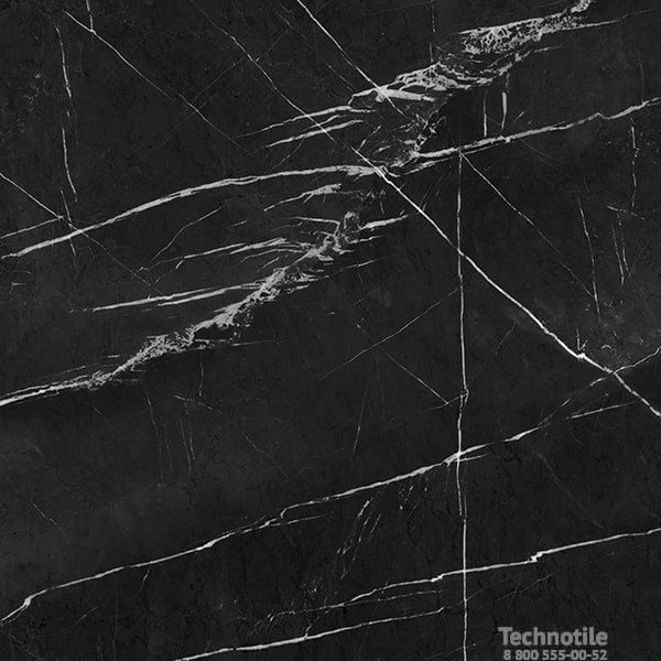 Плитка керамогранит Нейва ГР395 Черный матовый