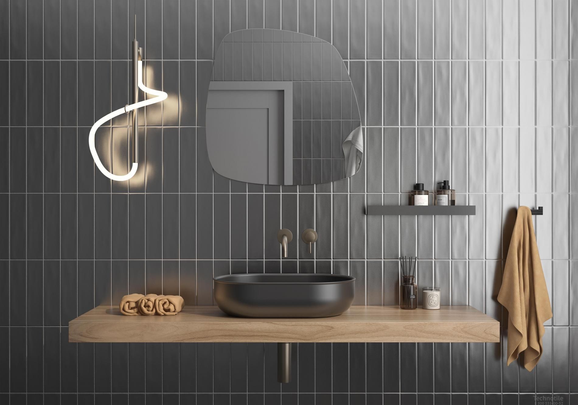 Плитка керамическая Aurea Silver матовый