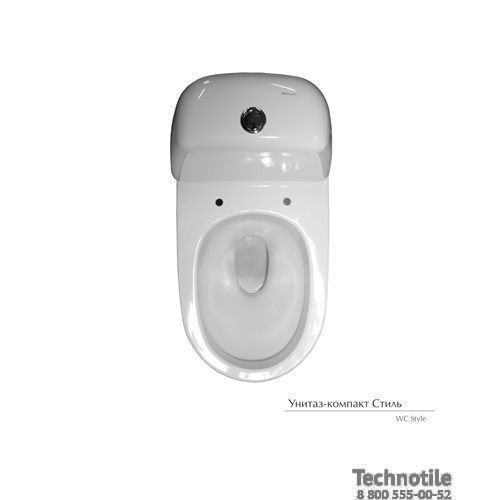 Унитаз-компакт Стиль сиденье жесткое однорежимная арматура