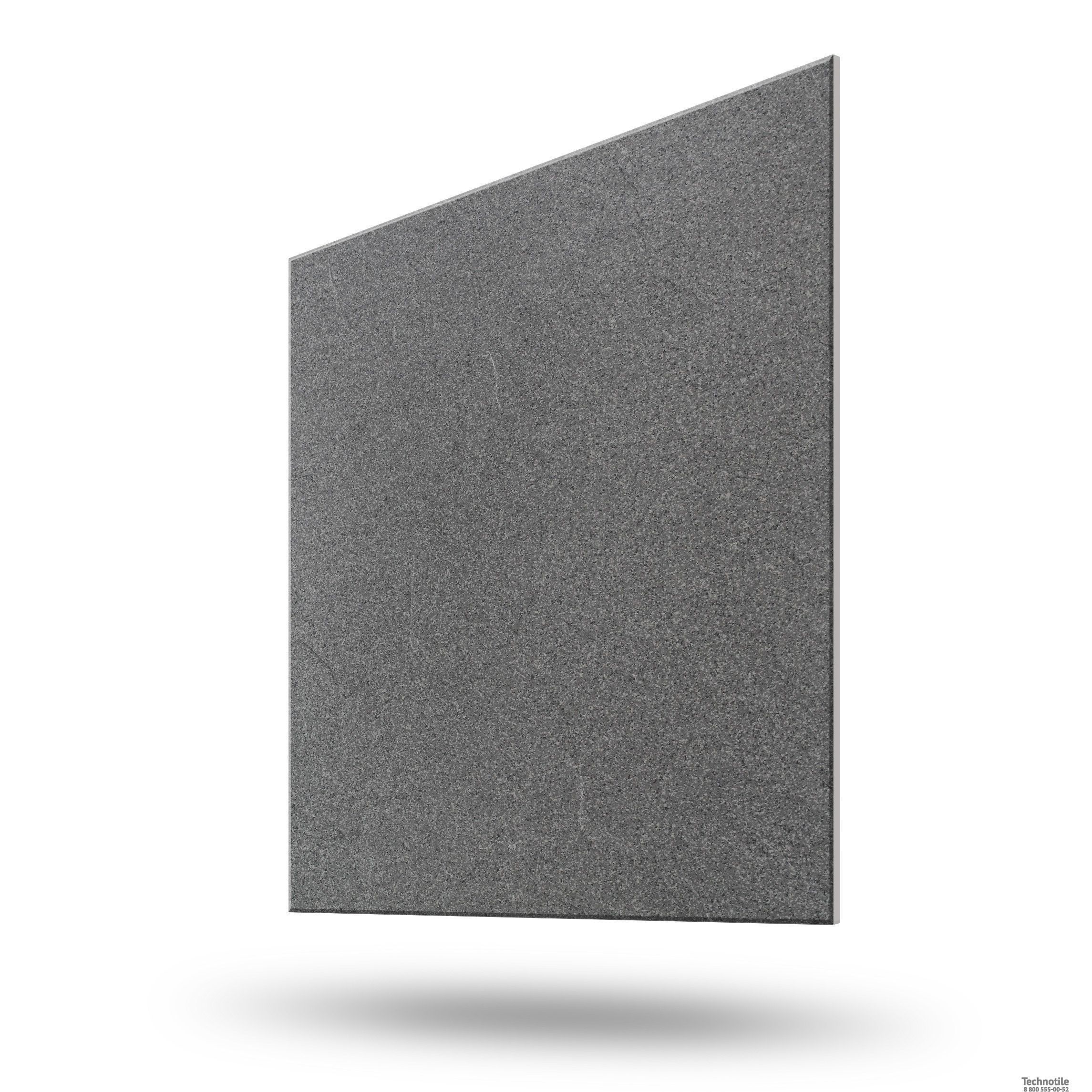 Плитка керамогранит Соль-перец U119 Темно-серый рельеф