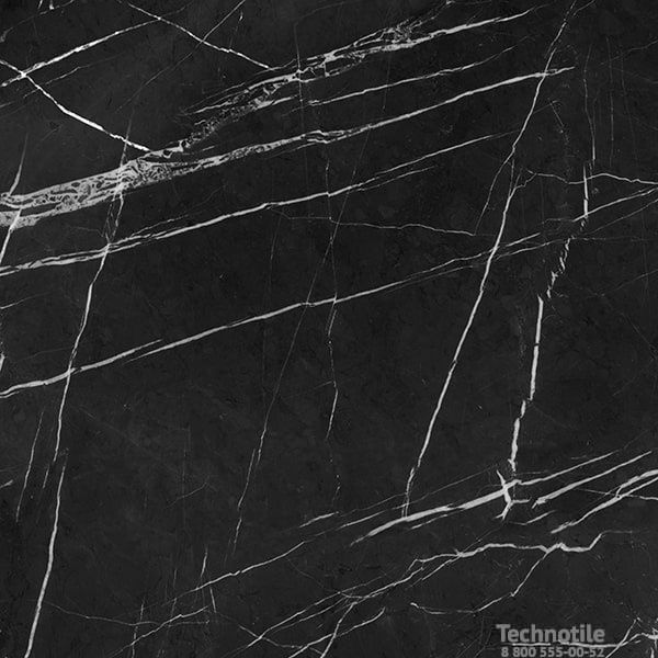 Плитка керамогранит Нейва G395 Черный полированный