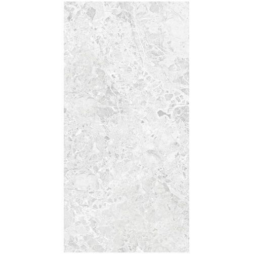 Плитка керамогранит Brecia Светло-серый глянцевый