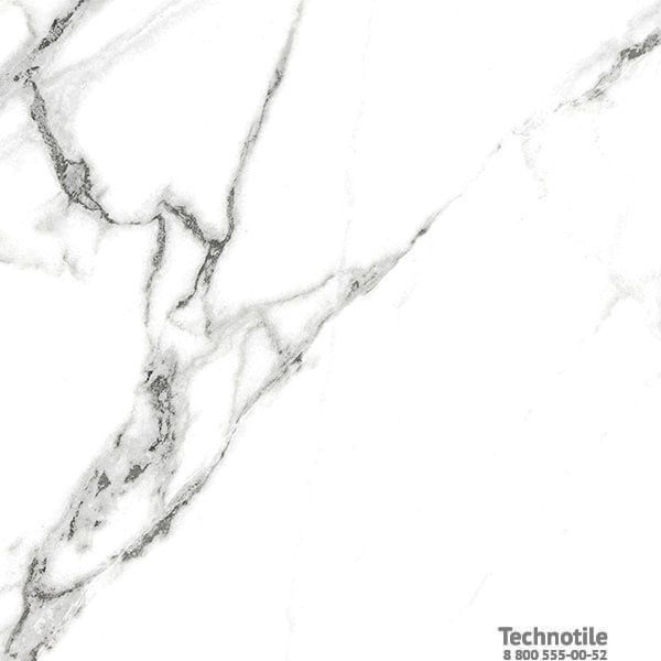 Плитка керамогранит Нейва G390 Белый полированный