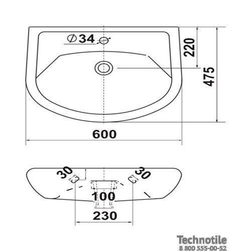 Умывальник Стиль 60 