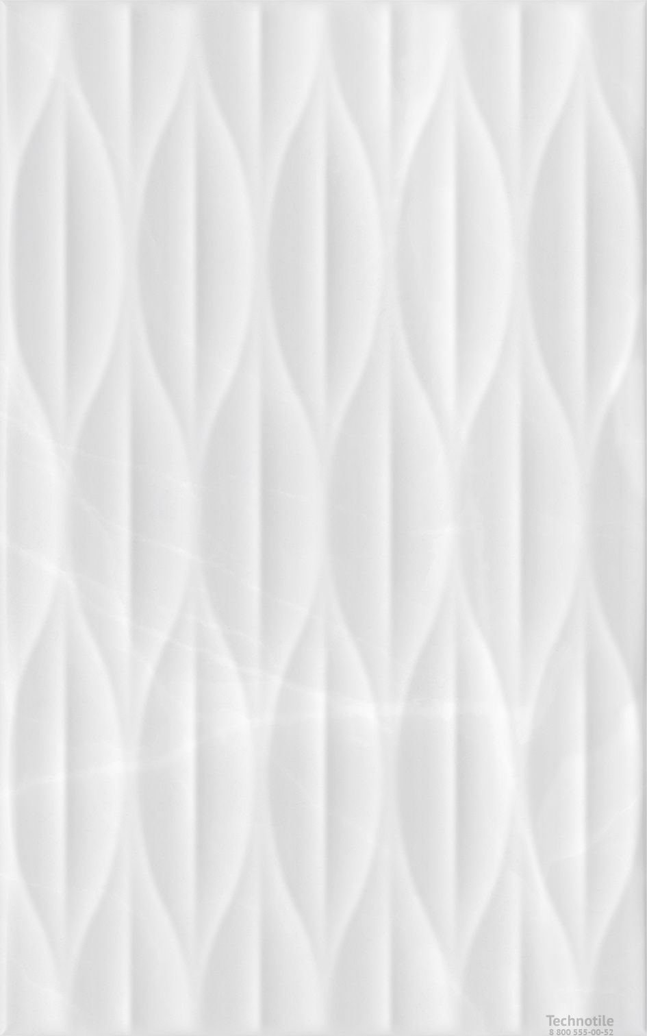 Плитка керамическая Эдем 03 Белый низ глянцевый