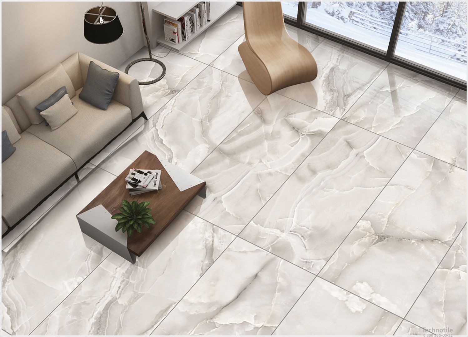 Плитка керамогранит Onyx Volo Natural полированный