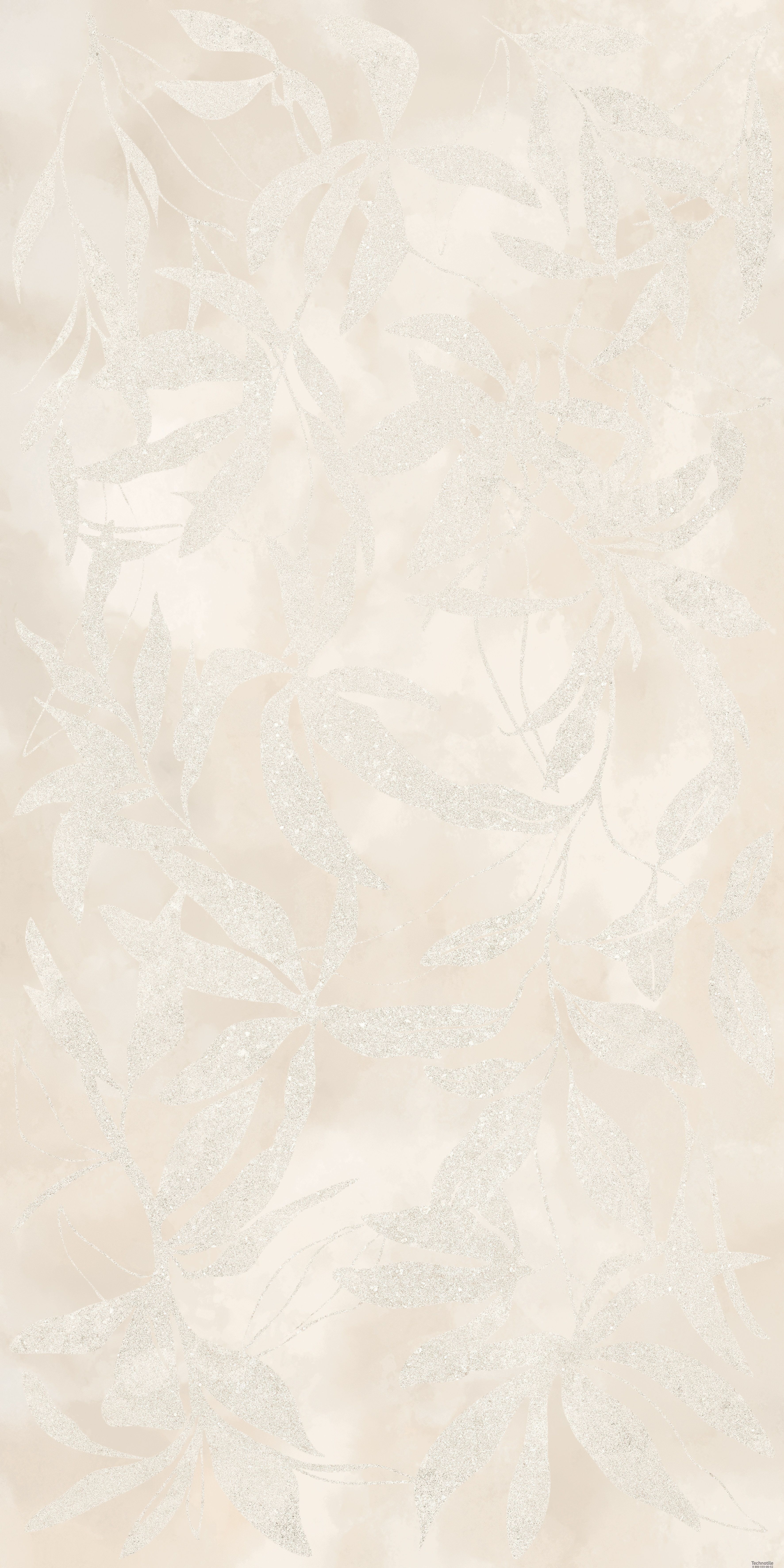 Плитка керамогранит АртВолл K958021R Цветы Слоновая Кость матовый