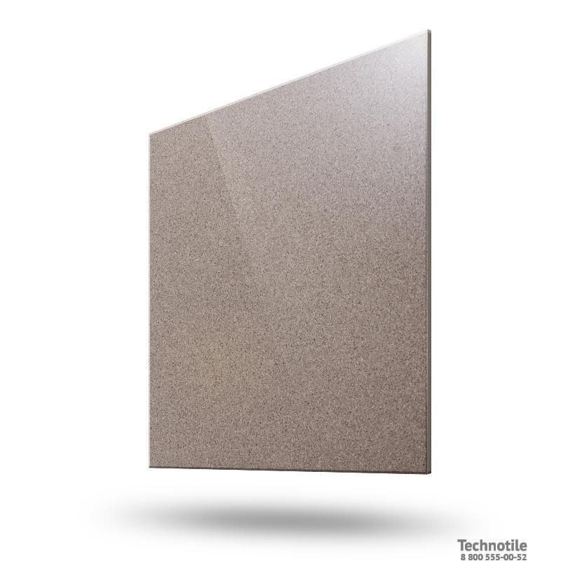 Плитка керамогранит Соль-перец U118 Коричневый полированный