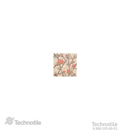 Декор керамический Сакура 1  матовый