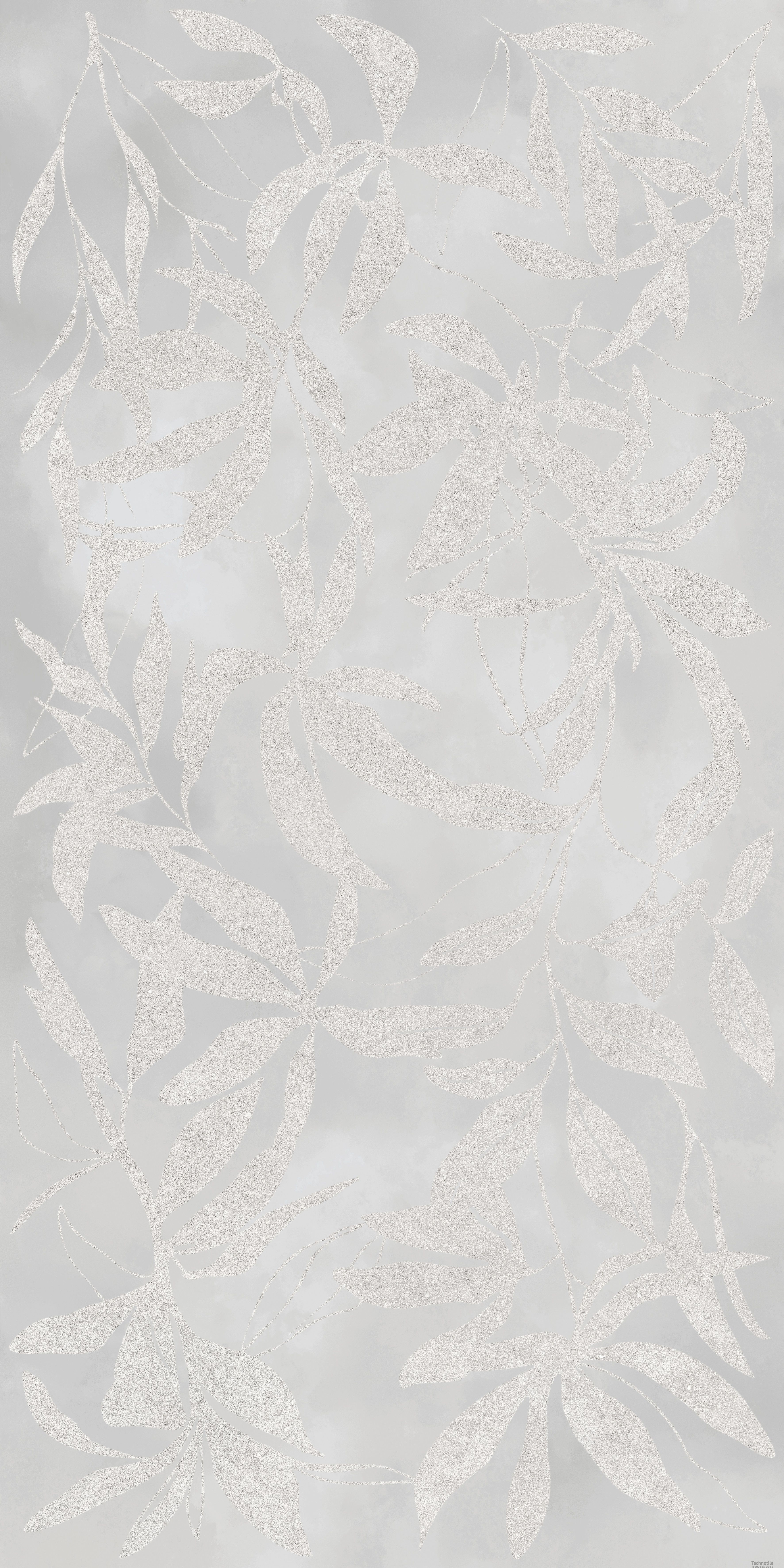 Плитка керамогранит АртВолл K958008R Цветы Серый матовый