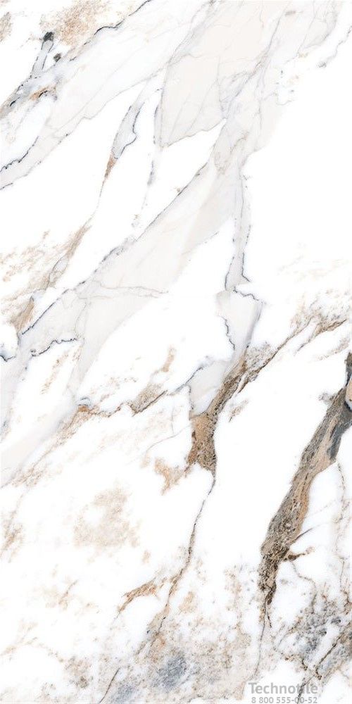 Плитка керамогранит Marble-X Бреча Капрайа Белый полированный