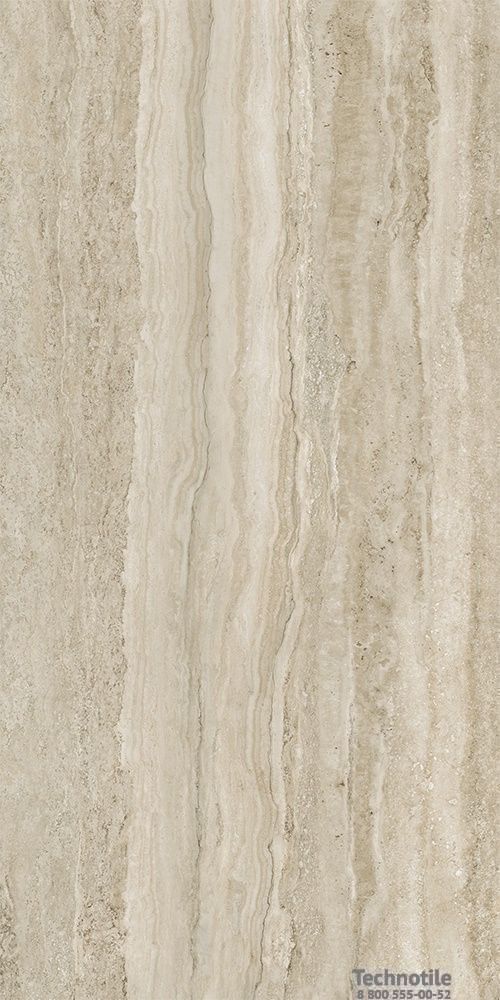 Плитка керамогранит СитиСтоун K951847R Травертин Линейный матовый