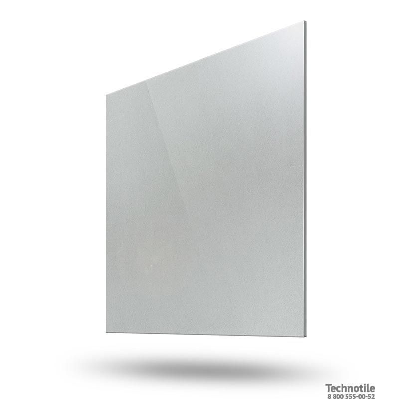 Плитка керамогранит Моноколор UF002 Светло-серый полированный