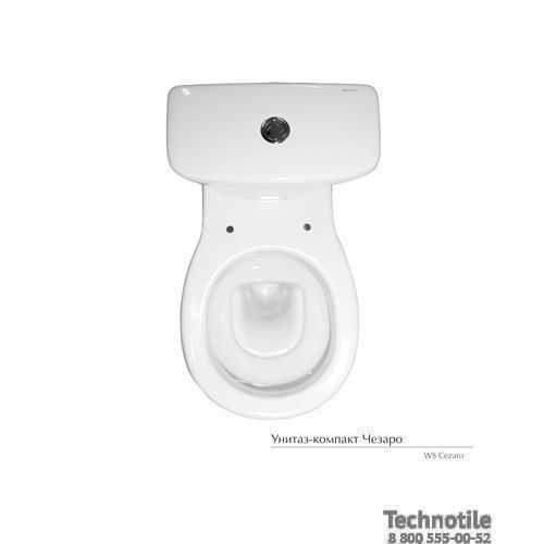 Унитаз-компакт Чезаро сиденье мягкое однорежимная арматура со стоп функцией