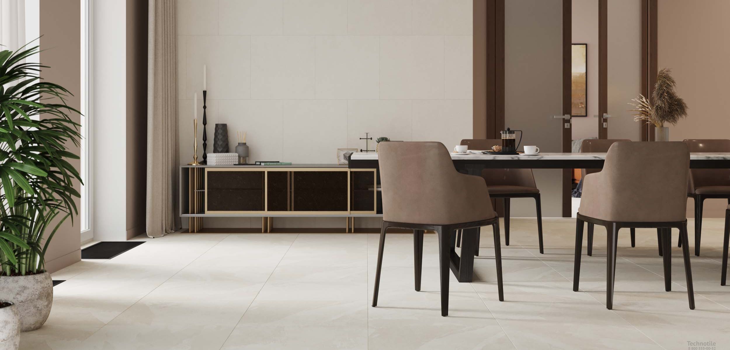 Плитка керамогранит Terra TE00 Белый матовый