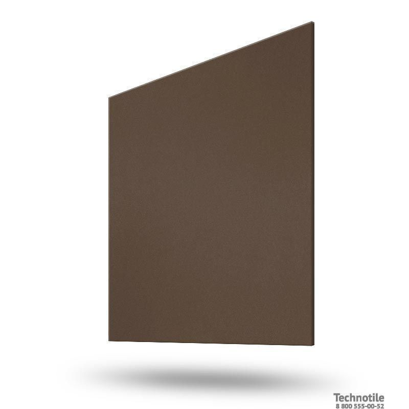 Плитка керамогранит Моноколор UF006 Шоколад матовый