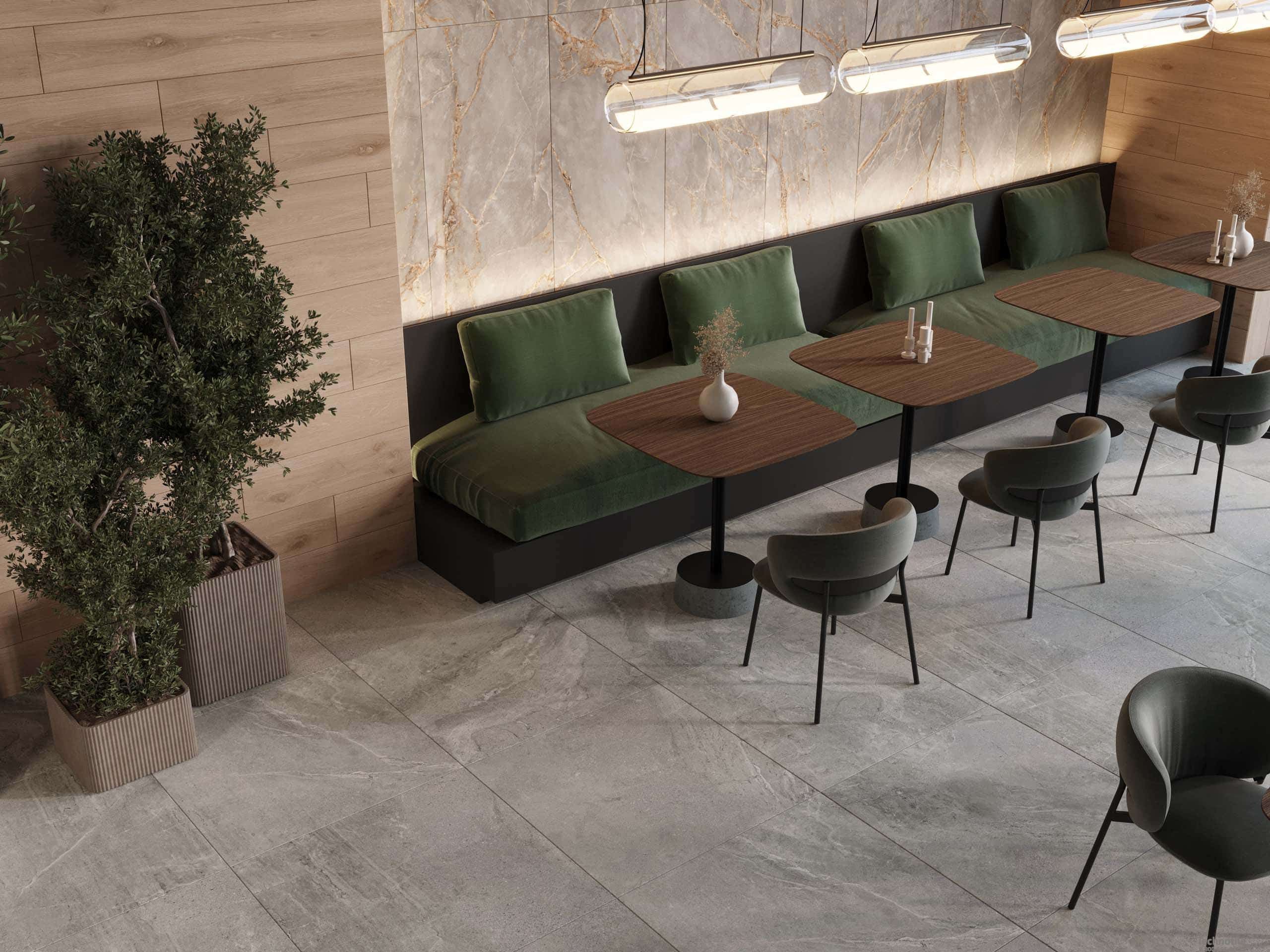 Плитка керамогранит Кайлас KA01 Серый матовый