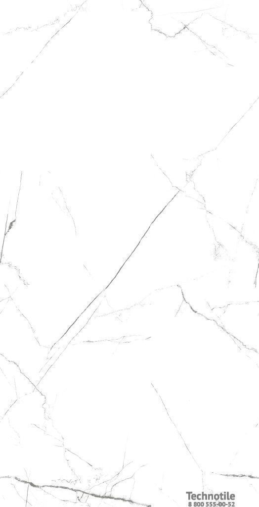 Плитка керамогранит Onlygres Мрамор MOG101 Белый полированный