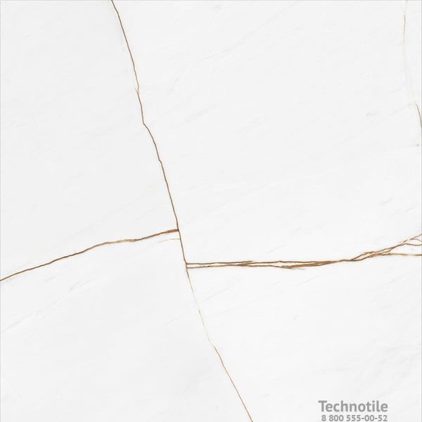 Плитка керамогранит Граните Сиена Белый легкое лаппатирование