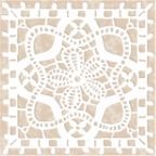 Декор керамический Органза 4  глянцевый