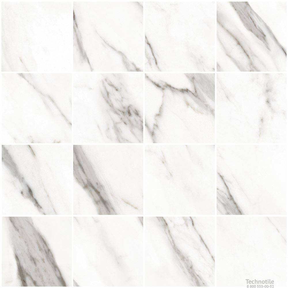 Мозаика 7.5x7.5 керамогранит MarbleSet Венато Светло-серый лаппатированный