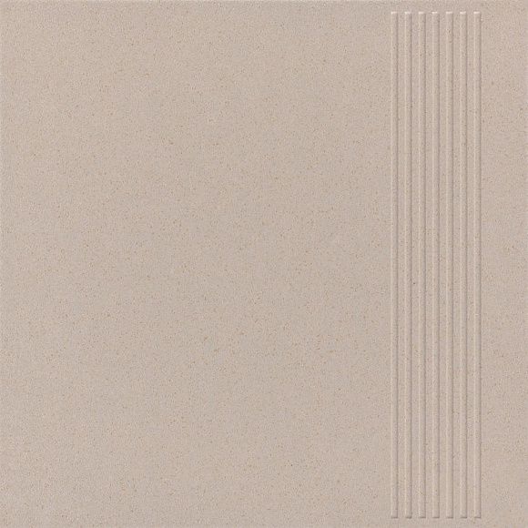 Ступень керамогранит Техногрес Профи Бежевый матовый