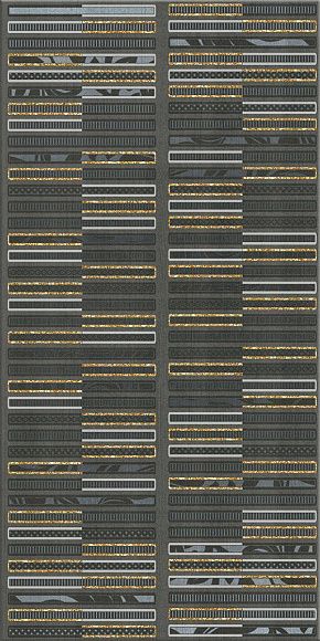 Декор керамический Aura Grafite Geometria глянцевый