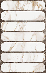 Плитка керамическая Капелла 03 Белый низ глянцевый