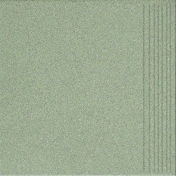 Ступень керамогранит Техногрес Зеленый матовый