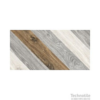 Плитка керамогранит Ноттингем 7Д тип 1 Серо-коричневый матовый