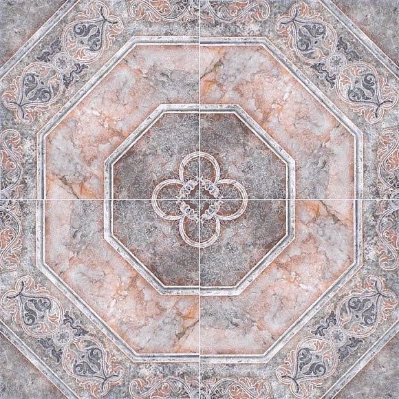 Плитка керамическая Лаура Коричневый матовый