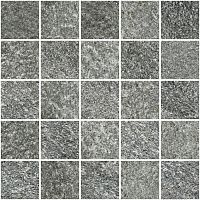 Мозаика m14 керамогранит Монтана К-176 Темно-серый структурный