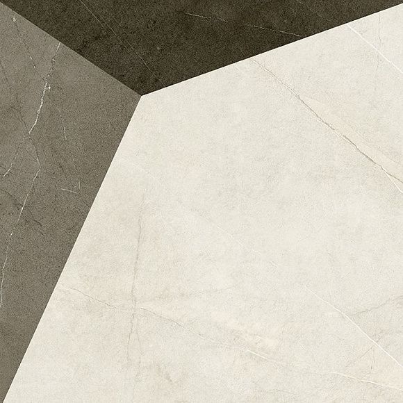 Вставка Фрэйм керамогранит Фьямма Уайт матовый (натуральный)