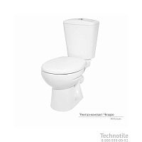 Унитаз-компакт Чезаро сиденье мягкое однорежимная арматура со стоп функцией