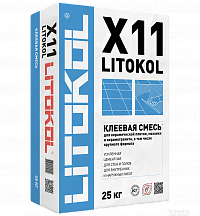 Клеевая смесь LitoKol  X11 белый 25кг
