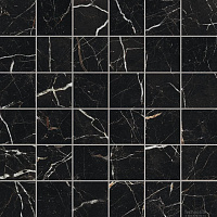 Мозаика керамогранит Allure Imperial Black лаппатированный