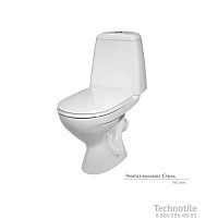 Унитаз-компакт Стиль сиденье жесткое двухрежимная арматура
